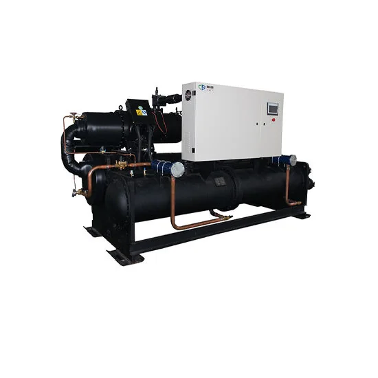 Water-cooled screw chiller for central cooling systems