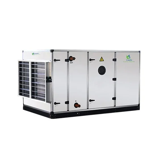 Industrial air washer unit for HVAC air treatment
