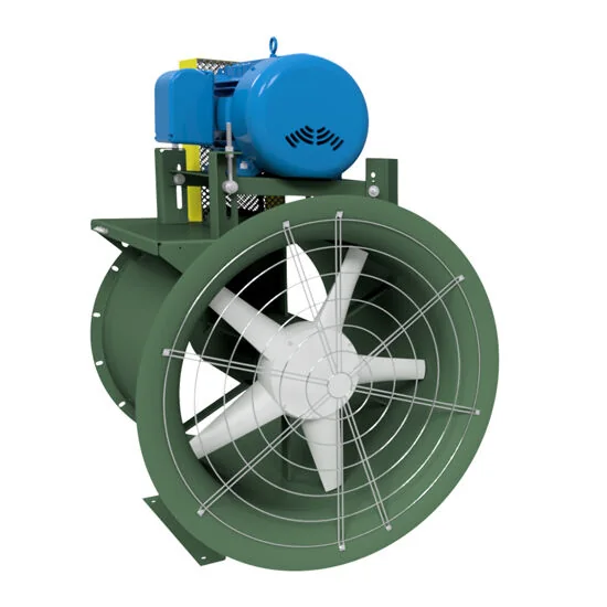Tube axial fan for ventilation and exhaust applications