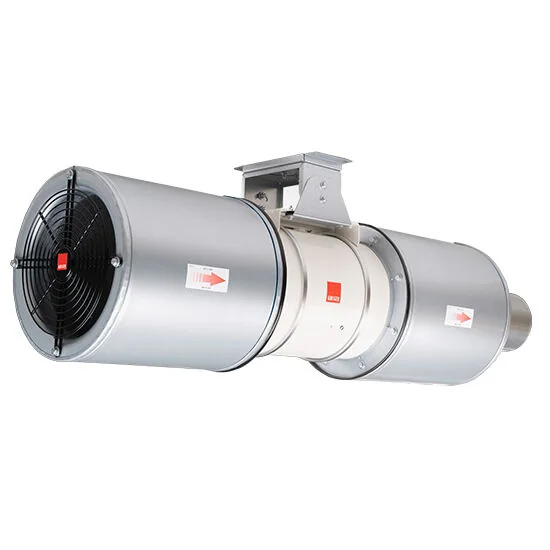 Jet fan for basement and car parking ventilation