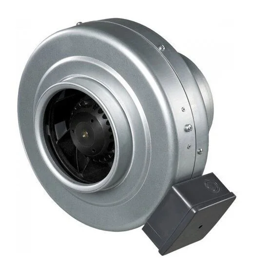 Inline duct fan for ventilation and exhaust