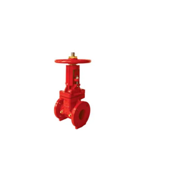 Gate valve used for isolation within a fire fighting water distribution network