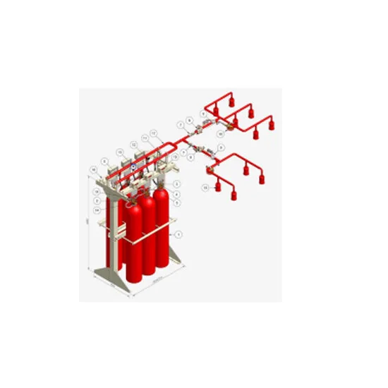CO2 fire suppression system equipment for specialised fire protection applications
